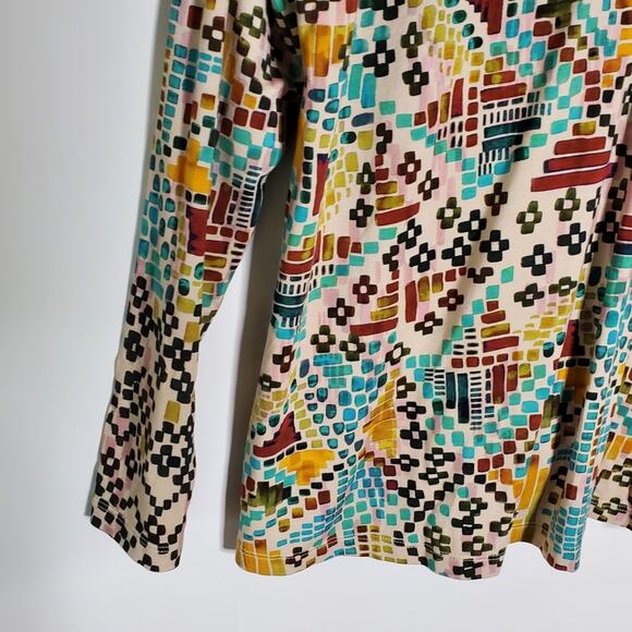 Johnny Was The Janie favorite Long Sleeve button Henley  New with tags attached - Picture 6 of 11
